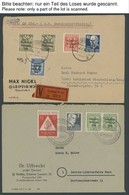 SAMMLUNGEN, LOTS 200-206 BRIEF, 1948/50, 33 Meist Verschiedene Belege Maschinenaufdruck Auf Berlin Und Brandenburg, Meis - Andere & Zonder Classificatie