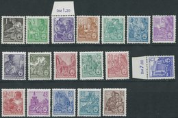 DDR 405-22 **, 1953, Fünfjahrplan, Bdr., Wz. 2, Postfrischer Prachtsatz, Mi. 250.- - Used Stamps
