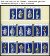 DDR 2464-71 **, 1978, Meissener Porzellan, Alle 32 Zusammendrucke Komplett (W Zd 423-38 Und S Zd 183-98), Pracht, Mi. 14 - Used Stamps