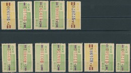 DIENSTMARKEN B D 24/5 **, 1959, 13 Verschiedene Postfrische Wertstufen Für Den ZKD, Pracht, Mi. 1590.- - Autres & Non Classés