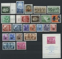 JAHRGÄNGE 423-Bl. 10 **, 1954, Kompletter Jahrgang, Pracht - Andere & Zonder Classificatie