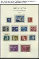 SAMMLUNGEN O, 1949-1990, Komplette Gestempelte Saubere Sammlung DDR In 4 Leuchtturm Falzlosalben, Prachtsammlung - Verzamelingen