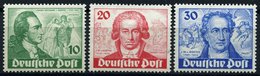 BERLIN 61-63 **, 1949, Goethe, Prachtsatz, Mi. 320.- - Other & Unclassified