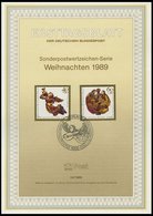 ERSTTAGSBLÄTTER 830-59 BrfStk, 1989, Kompletter Jahrgang, ETB 1 - 19/89, Pracht - Altri & Non Classificati
