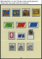 SAMMLUNGEN **, 1980-86, Sammlungsteil Im Lindner Falzlosalbum, In Den Hauptnummern Komplett, Prachterhaltung - Andere & Zonder Classificatie