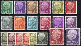 SAARLAND 380-99 O, 1957, Heuss I, Prachtsatz, Mi. 75.- - Otros & Sin Clasificación