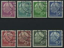 BUNDESREPUBLIK 179-260y O, 1960, Heuß Lumogen, Prachtsatz, Gepr. Schlegel, Mi. 450.- - Other & Unclassified