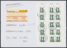 BUNDESREPUBLIK 1932 BRIEF, 1997, 47 Pf. Europäer-Denkmal Berus Im 10er-Bogen Und 5er-Streifen Auf Übergabe-Einschreiben, - Other & Unclassified