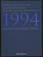 JAHRESSAMMLUNGEN Js 2 BrfStk, 1994, Jahressammlung, Pracht, Mi. 180.- - Andere & Zonder Classificatie