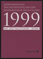 JAHRESSAMMLUNGEN Js 7 BrfStk, 1999, Jahressammlung, Pracht, Mi. 130.- - Other & Unclassified