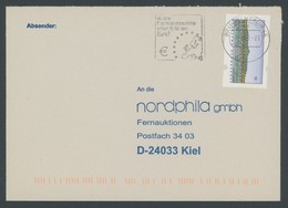 AUTOMATENMARKEN A 2 BRIEF, 2001, Schloss Sanssouci Ohne Wertangabe Auf Prachtbrief - Machine Labels [ATM]
