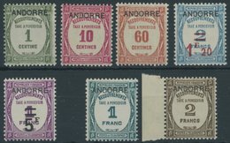 FRANZÖSISCHE-POST P 9-15 **, Portomarken: 1931/2, Postauftragsmarken, Prachtsatz, Mi. 1000.- - Unused Stamps