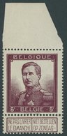 BELGIEN 99 **, 1912, 5 Fr. Lilabraun, Postfrisch, Pracht - Otros & Sin Clasificación