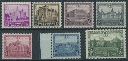 BELGIEN 291-97 **, 1930, Burgen Und Schlösser, Postfrischer Prachtsatz, Mi. 160.- - Otros & Sin Clasificación