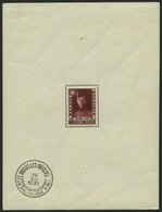 BELGIEN Bl. 2 *, 1931, Block Kriegsinvaliden, Falzrest Im Rand, Einzelmarke Postfrisch, Pracht - Other & Unclassified