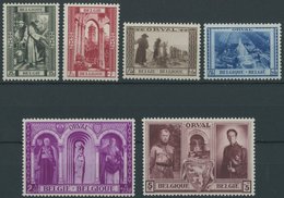 BELGIEN 514-19 **, 1939, Wiederaufbau Der Abtei Orval, Postfrischer Prachtsatz, Mi. 70.- - Otros & Sin Clasificación