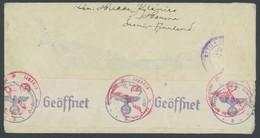 MILITÄRPOST 1942, Feldpostbrief Aus Hamina Mit Deutschen Und Finnischen Zensuren In Das Lazarett Nach Löwenberg/Schlesie - Militair