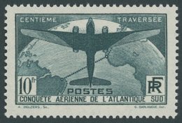 FRANKREICH 327 **, 1936, 10 Fr. Ozeanüberquerung, Pracht, Mi. 650.- - Otros & Sin Clasificación