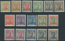 ISLAND 83-98 *, 1920, König Christian X, Falzrest, Prachtsatz - Autres & Non Classés