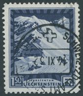 LIECHTENSTEIN 106B O, 1930, 1.50 Fr. Pfälzerhütte, Gezähnt L 111/2, Pracht, Mi. 80.- - Sonstige & Ohne Zuordnung