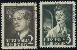 LIECHTENSTEIN 332/3 O, 1955, Fürstenpaar, Pracht, Mi. 130.- - Other & Unclassified