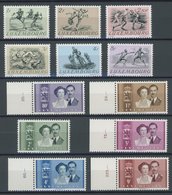 LUXEMBURG 495-500,505-10 **, 1952, Olympische Sommerspiele Und Hochzeit Des Erbprinzen, 2 Postfrische Prachtsätze, Mi. 7 - Dienstmarken