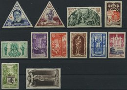 MONACO 429-40 *, 1951, Heiliges Jahr 1950, Falzreste, Prachtsatz - Andere & Zonder Classificatie