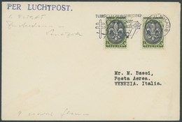 NIEDERLANDE 301 BRIEF, 1937, Erstflug Amsterdam-Wien-Venedig Mit 2x 11/2 C. Pfadfinder, Prachtbrief - Sonstige & Ohne Zuordnung