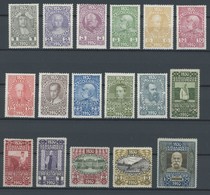 ÖSTERREICH 1867-1918 161-77 *, 1910, 80. Geburtstag, Falzrest, Prachtsatz, Mi. 600.- - Used Stamps