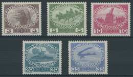 ÖSTERREICH 1867-1918 180-84 **, 1915, Kriegswitwen- Und -waisenhilfe, Postfrischer Prachtsatz, Mi. 60.- - Used Stamps