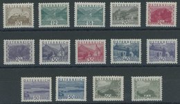 ÖSTERREICH 1918-1938 530-43 **, 1932, Landschaften, Kleines Format, Postfrischer Prachtsatz, Fotoattest Steiner, Mi. 100 - Sonstige & Ohne Zuordnung