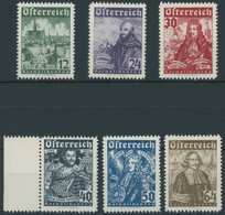 ÖSTERREICH 1918-1938 557-62 **, 1933, Katholikentag, Postfrischer Prachtsatz, Mi. 440.- - Other & Unclassified