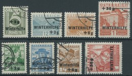 ÖSTERREICH 1918-1938 563-66,613-16 O, 1933/5, Winterhilfe I Und II, 2 Prachtsätze - Autres & Non Classés