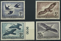 ÖSTERREICH 984-87 **, 1953, Vögel, Prachtsatz, Mi. 350.- - Gebraucht