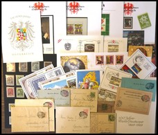 LOTS Brief,** , Ca. 1969-2007, Kleine Partie Maximumkarten, Einzelmarken, Belege Etc., Dazu 10 Ganzsachen Von 1898-1908, - Colecciones