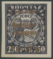 RUSSLAND 213ax **, 1923, 2 R. + 2 R. Auf 250 R. Tag Der Arbeit, Normales Papier, Postfrisch, Feinst, Mi. 80.- - Otros & Sin Clasificación