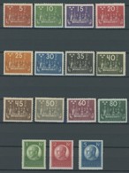 SCHWEDEN 144-58 *, 1924, Weltpostkongreß, Falzrest, Prachtsatz - Used Stamps