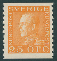SCHWEDEN 186IIWA **, 1936, 25 Ö. Orange, Weißes Papier, Postfrisch, Pracht, Mi. 65.- - Oblitérés