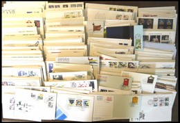 SAMMLUNGEN, LOTS 1969-91, Ca. 350 Verschiedene FDC`s, Dabei Maximumkarten, Briefkarten Und Aerogramme, Prachterhaltung - Verzamelingen