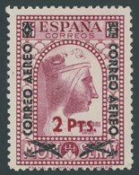 SPANIEN 720 **, 1938, 2 Pta. Auf 25 C. Schwarze Madonna, Postfrisch, Pracht, Mi. 70.- - Usati