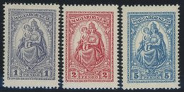 UNGARN 427-29 *, 1926, Patrona Hungariae, Falzrest, Prachtsatz - Other & Unclassified