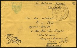 NIEDERLÄNDISCH-INDIEN 1947, K2 VELDPOST-SEMARANG/2/1947 Und Handschriftlich Im Aktiven Dienst Auf Luft-Feldpostbrief Von - Nederlands-Indië