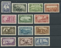 SYRIEN 263-75 **, 1925, Bauwerke Und Landschaften, Postfrischer Prachtsatz - Syria