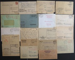 SLG., LOTS DEUTSCHLAND 1945-72, Deutscher Kriegsgefangenen-Suchdienst: 19 Verschiedene Belege Von Verschiedenen Hilfsorg - Collections