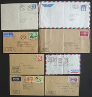 SLG. ALLE WELT 1958/63, NAAFI (Britischer Truppenversorger): 8 Briefe Aus Verschiedenen Ländern, U.a. Cyrenaica, Hongkon - Autres & Non Classés