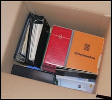WUNDERKISTEN, NACHLÄSSE **,o,*,Brief , Großer Karton Mit Resten Einer Einlieferung, Fundgrube! - Other & Unclassified