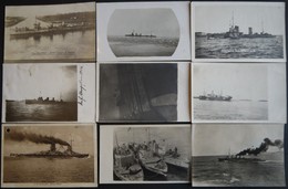 ALTE POSTKARTEN - SCHIFFE KAISERL. MARINE 1915-17, Marine Kriegsschiffe Auf See, 9 Verschiedene Fotokarten, Dabei: Torp. - Guerra