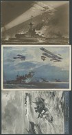 ALTE POSTKARTEN - SCHIFFE KAISERL. MARINE Kriegsschiffe Und Flugzeuge, 3 Verschiedene Karten - Warships