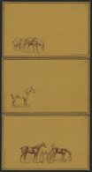 ALTE POSTKARTEN - VARIA PFERDE, 3 Verschiedene Ungebrauchte Prägedruckkarten Einer Serie: F.P.S.i.G.-Nr. 125 - Autres & Non Classés