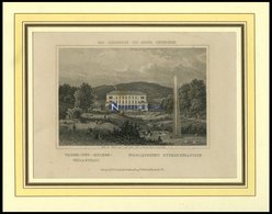 BAD GLEISWEILER: Die Wasser-und Molken-Heilanstalt, Stahlstich Aus Romantische Rheinpfalz Um 1840 - Litografia